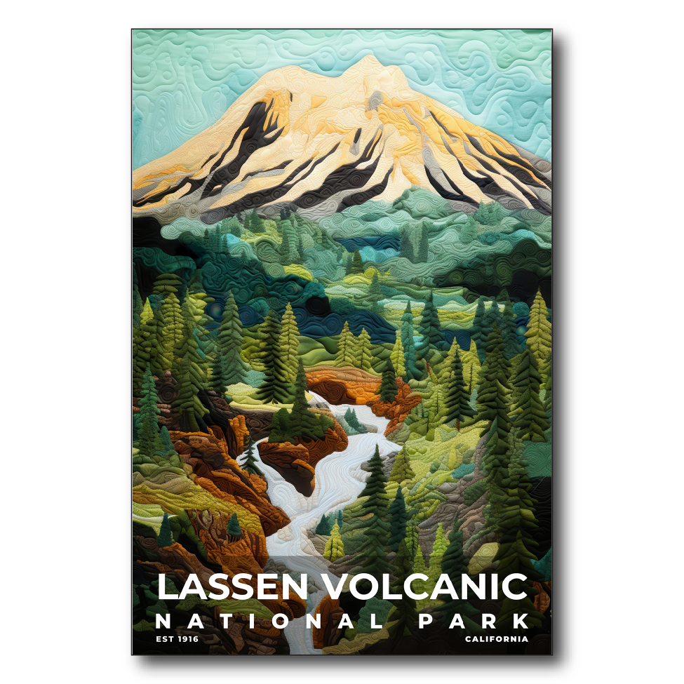 Lassen Volcanic National Park - Quilted