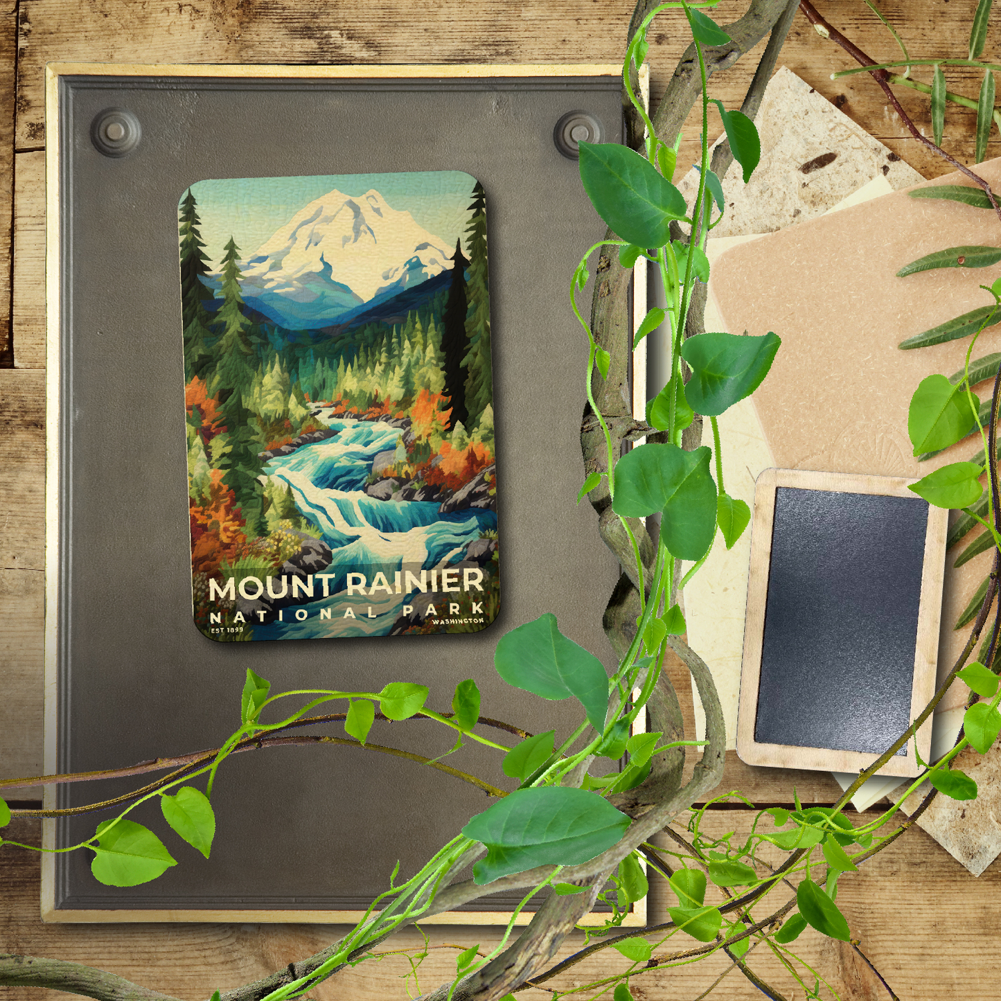 Mount Rainier National Park - Quilted