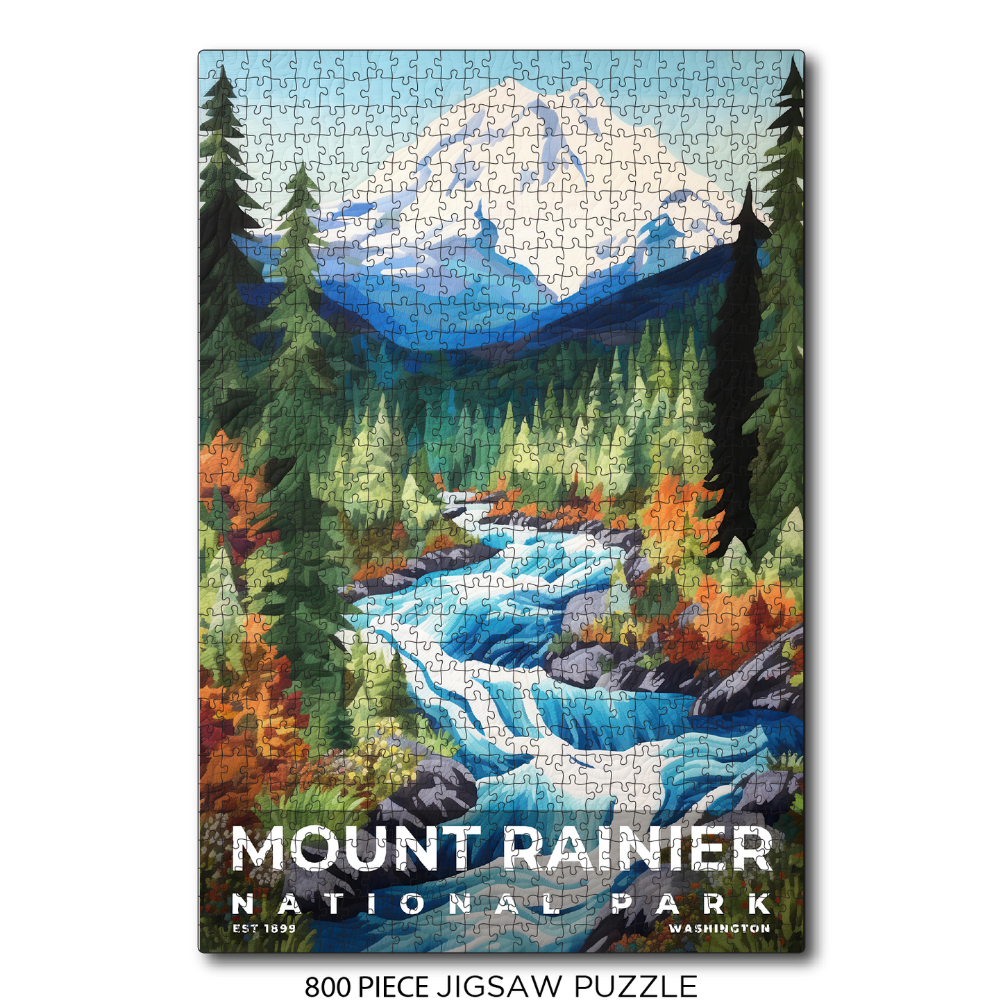 Mount Rainier National Park - Quilted