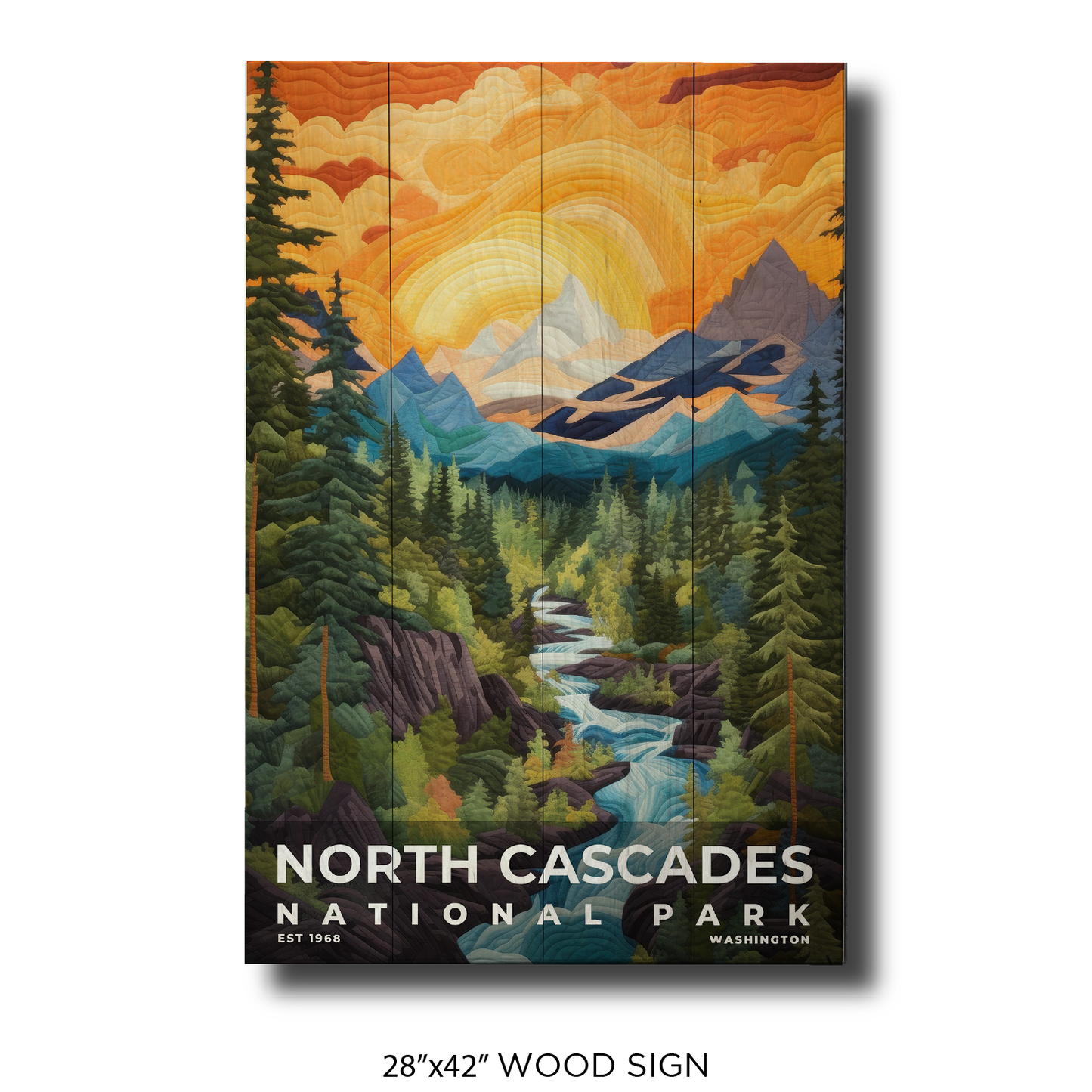 North Cascades National Park - Quilted