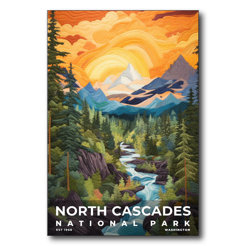North Cascades National Park - Quilted