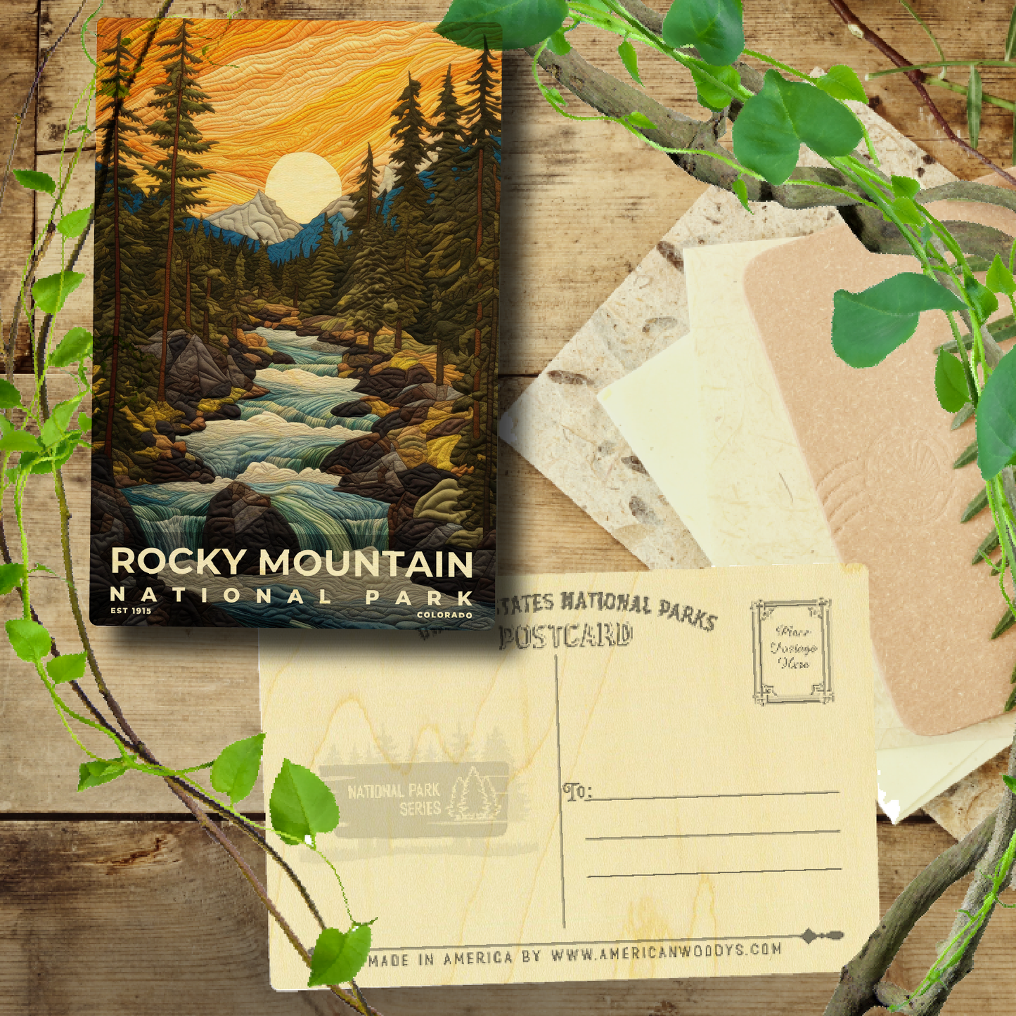 Rocky Mountain National Park - Quilted