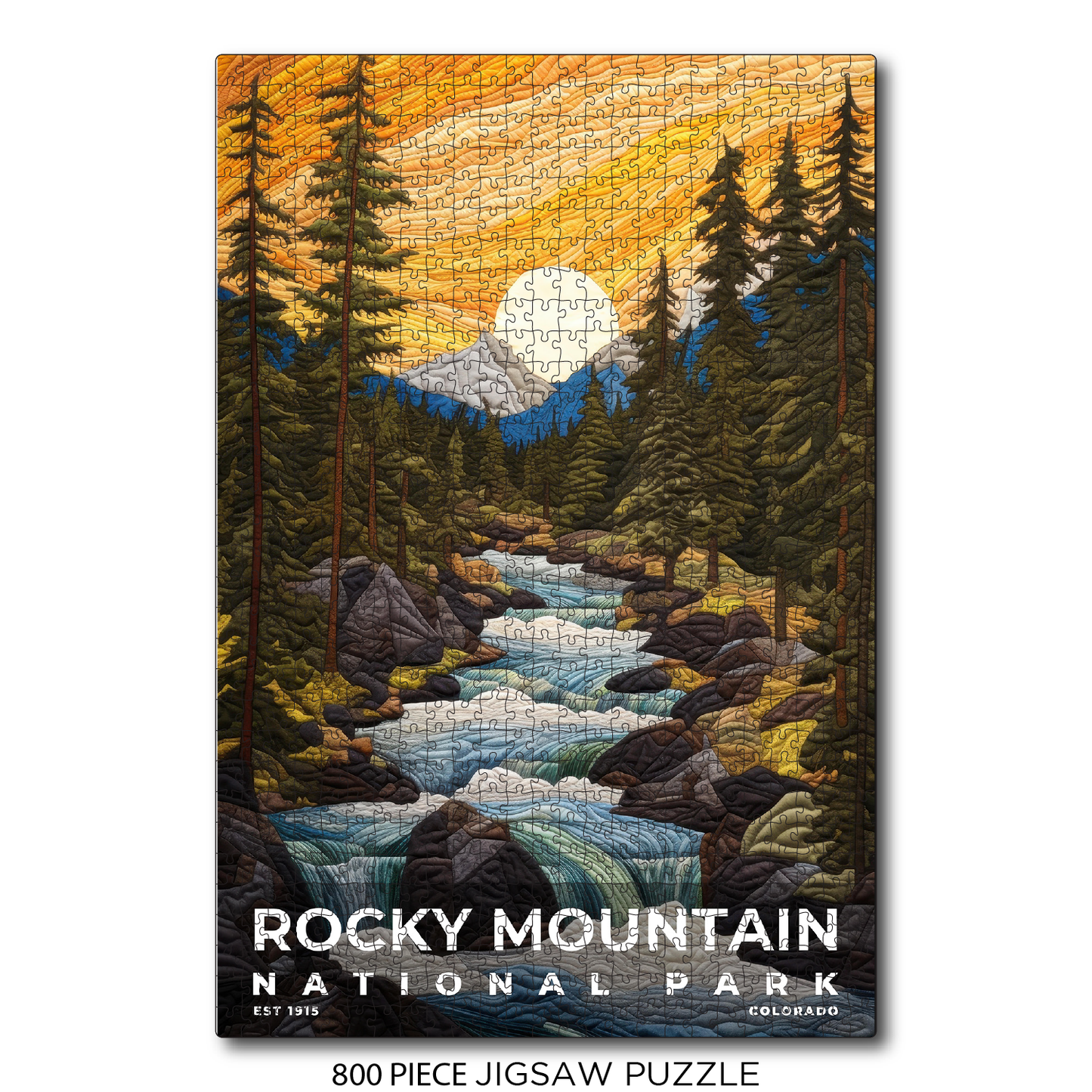Rocky Mountain National Park - Quilted