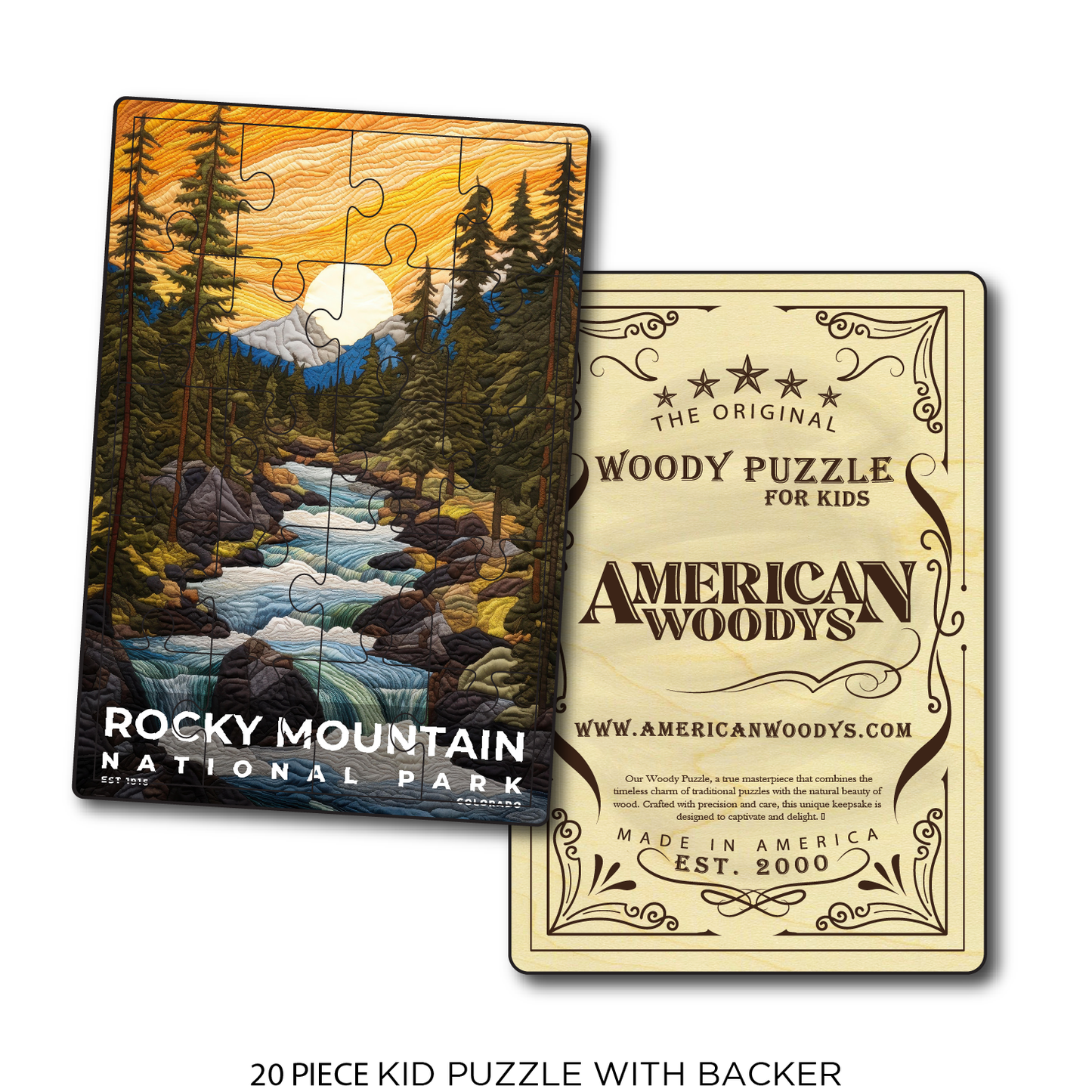 Rocky Mountain National Park - Quilted