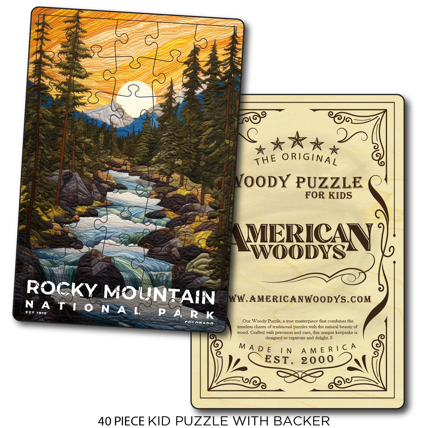 Rocky Mountain National Park - Quilted