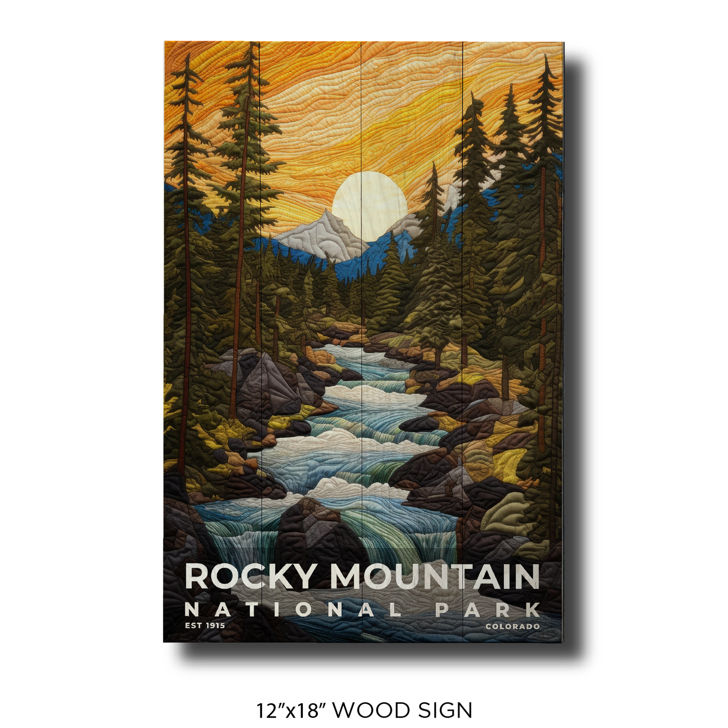 Rocky Mountain National Park - Quilted