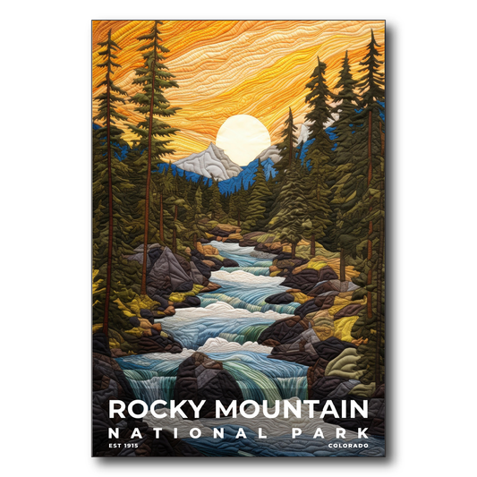 Rocky Mountain National Park - Quilted