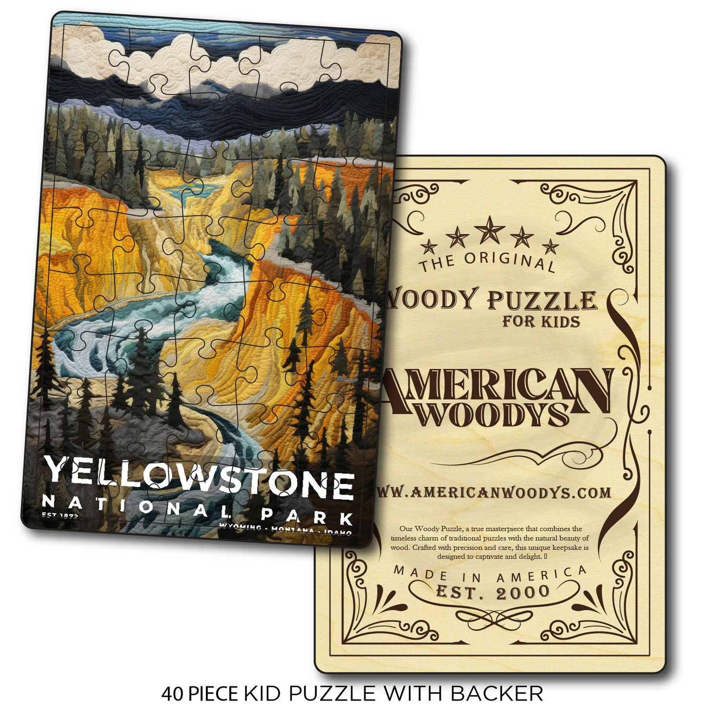Yellowstone National Park - Quilted