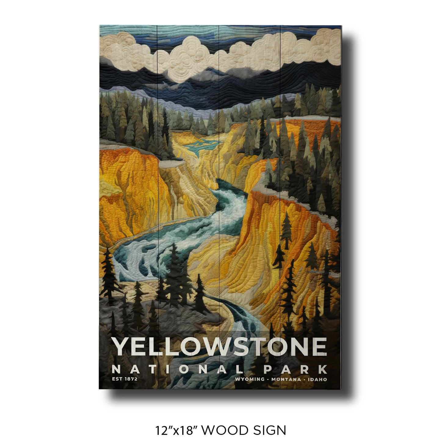 Yellowstone National Park - Quilted