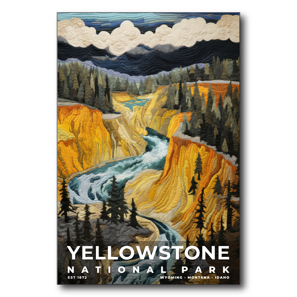 Yellowstone National Park - Quilted