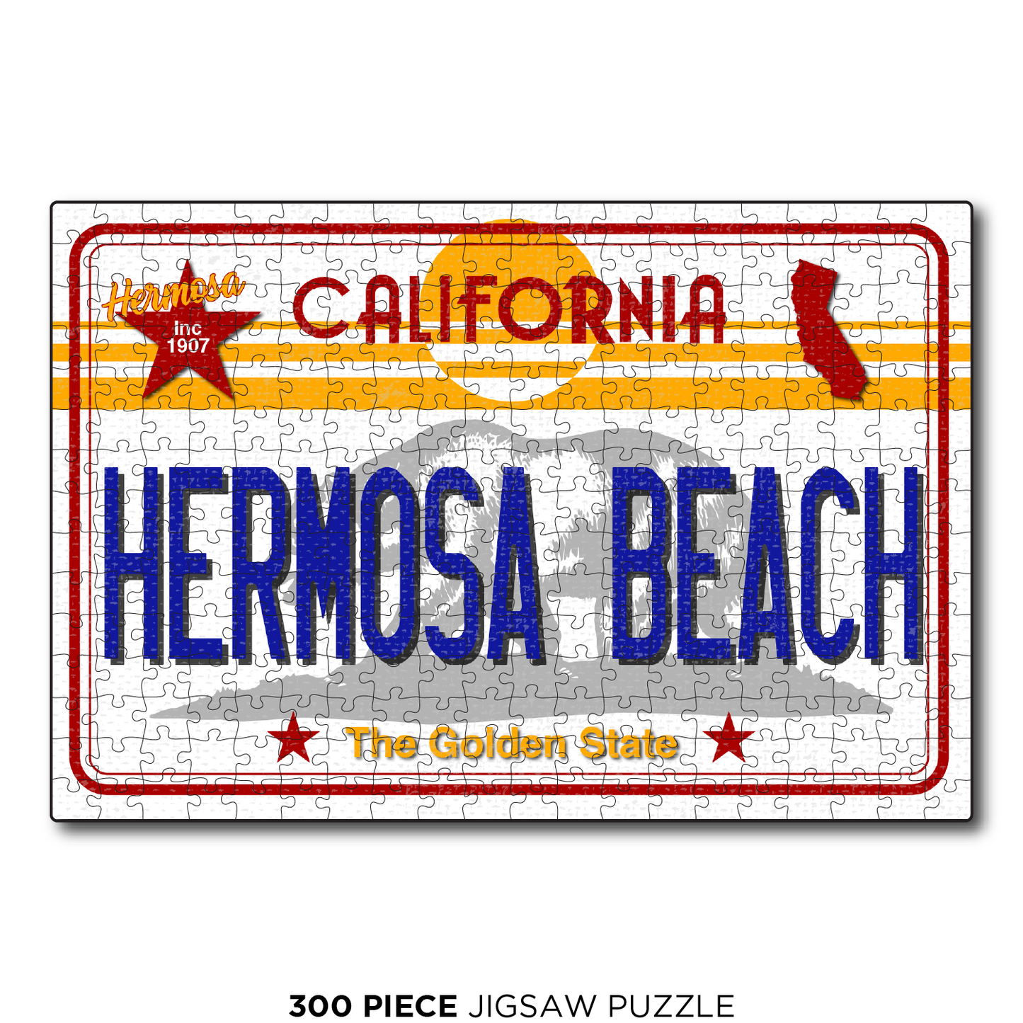CA License Plate Hermosa Beach