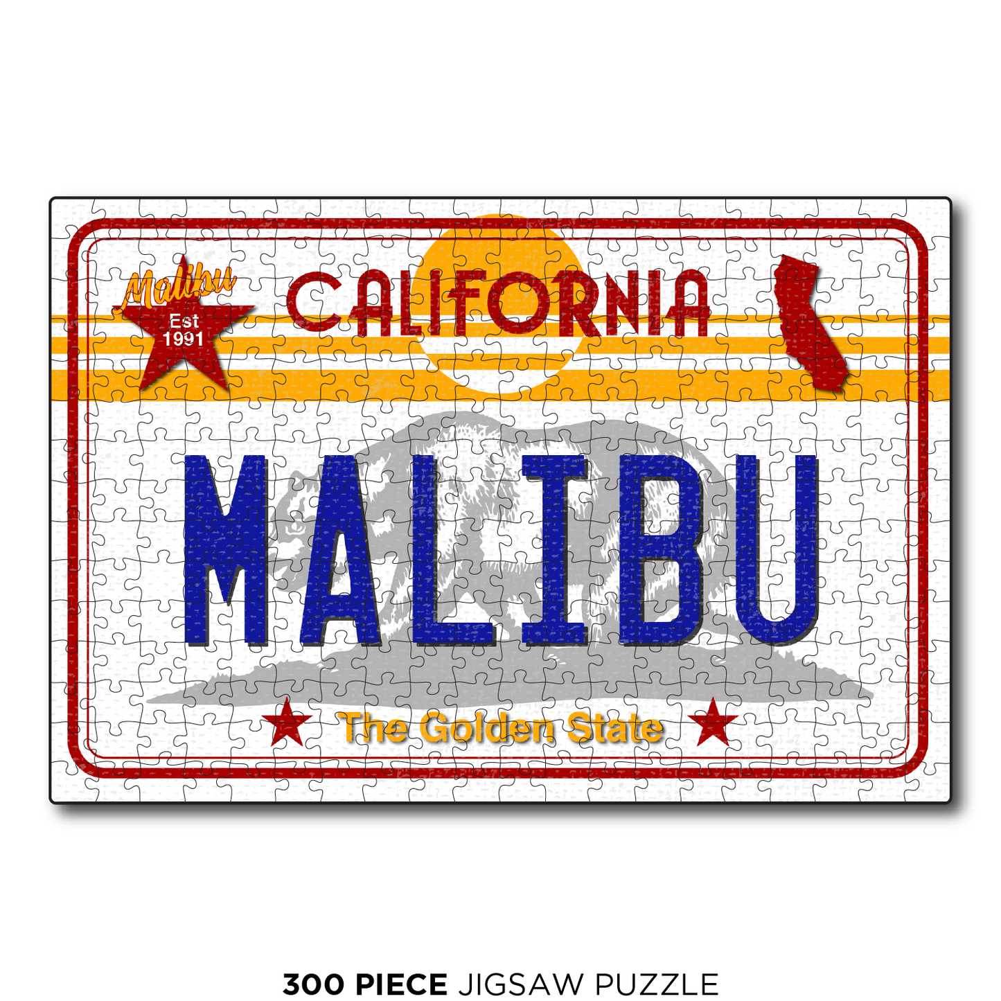 CA License Plate Malibu