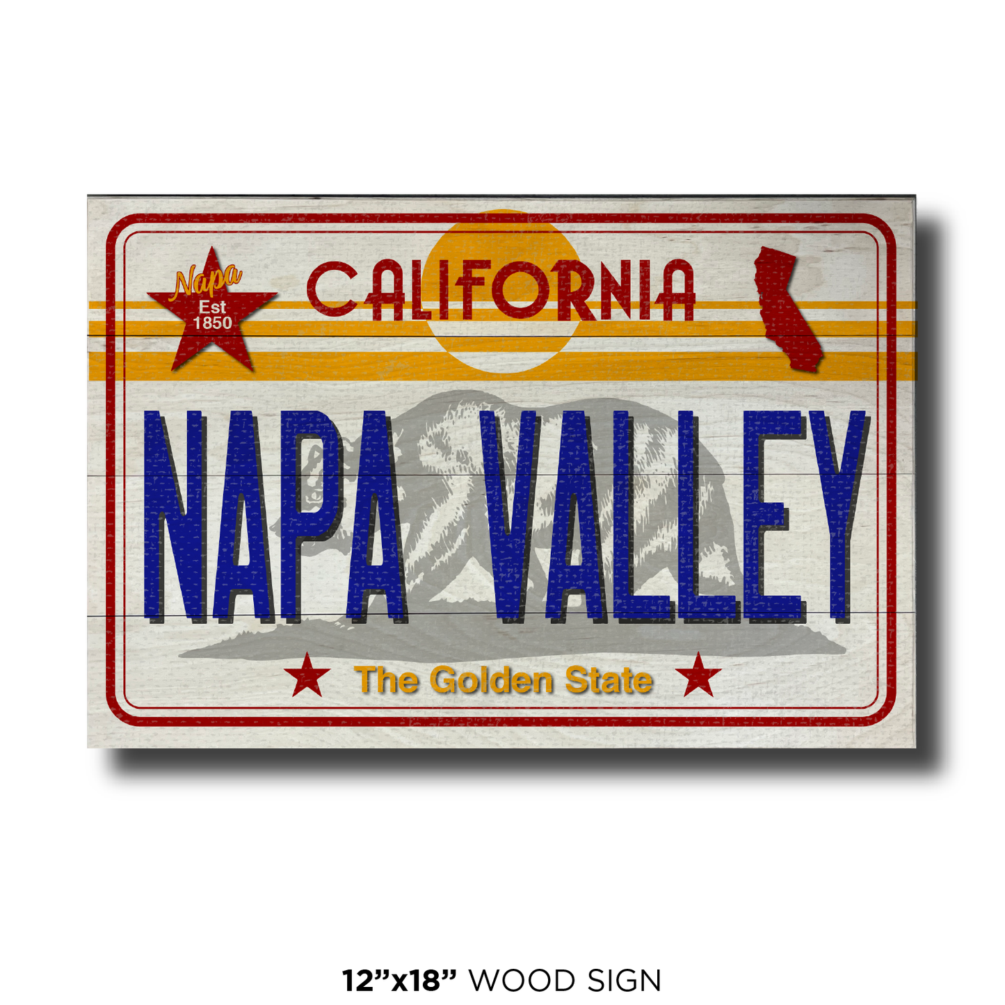 CA License Plate Napa Valley