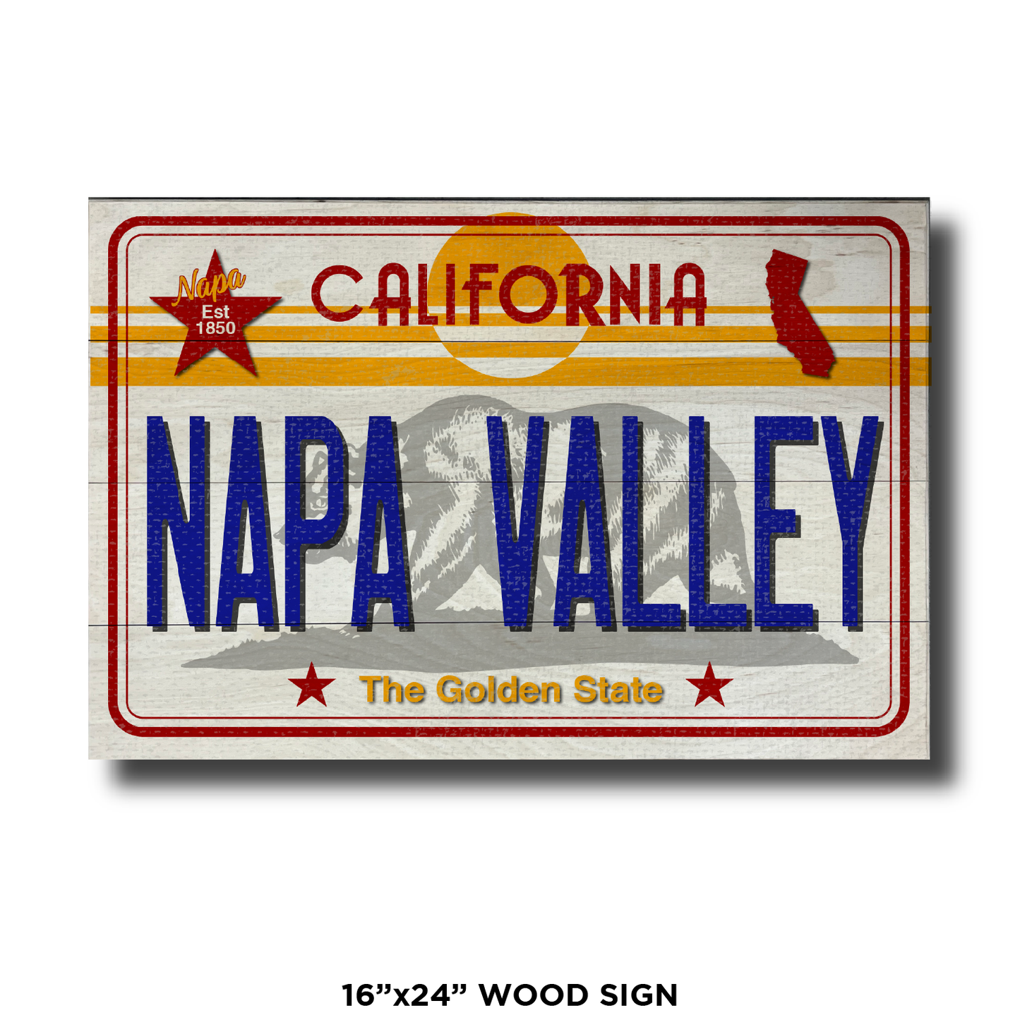 CA License Plate Napa Valley