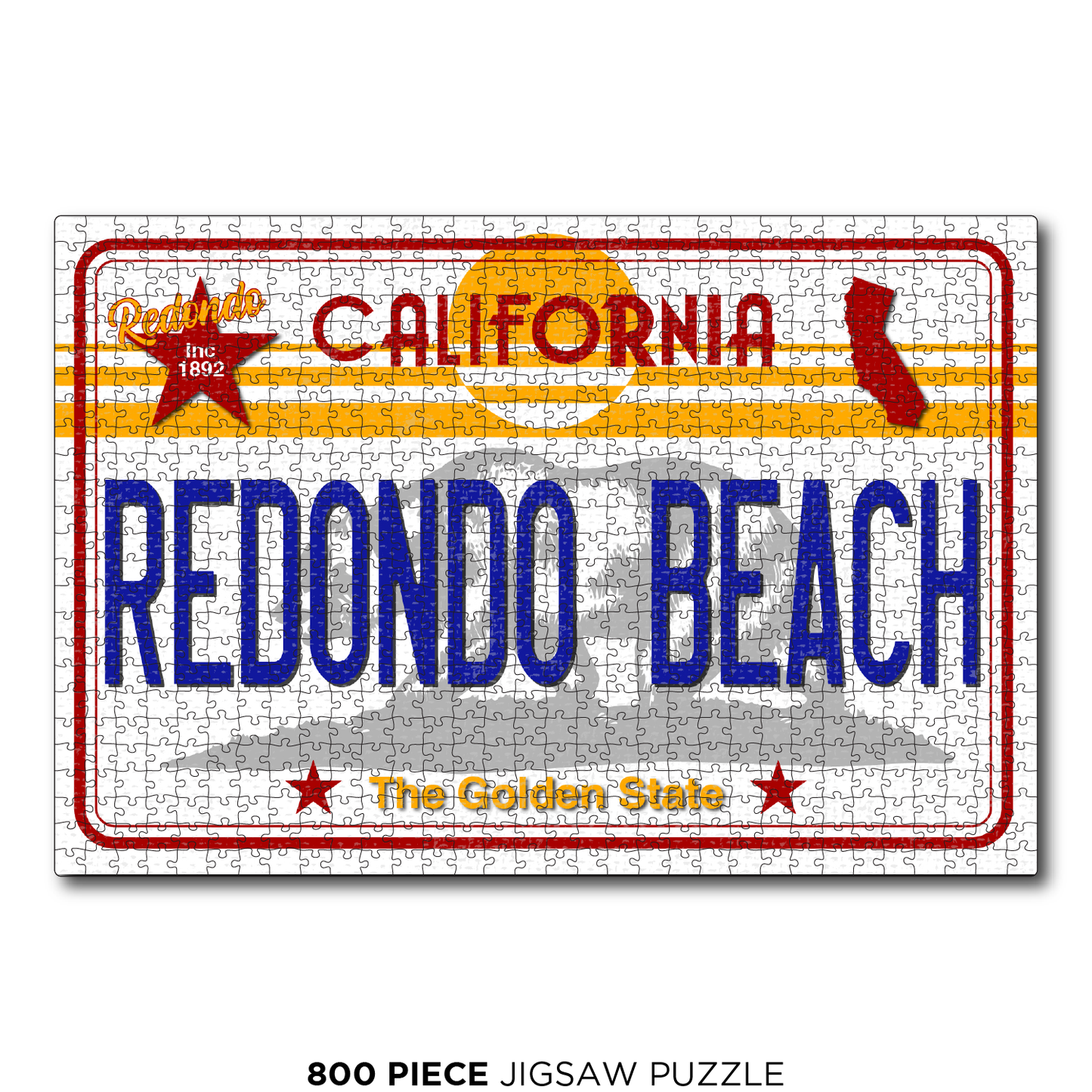 CA License Plate Redondo Beach