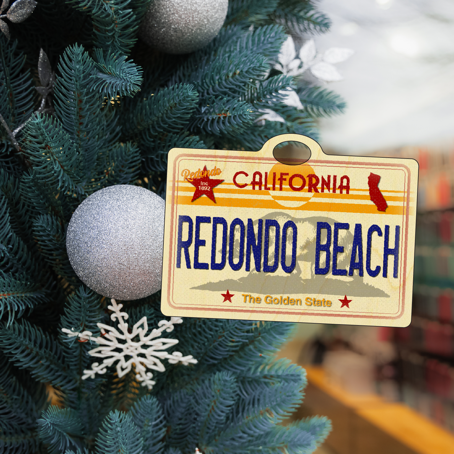 CA License Plate Redondo Beach