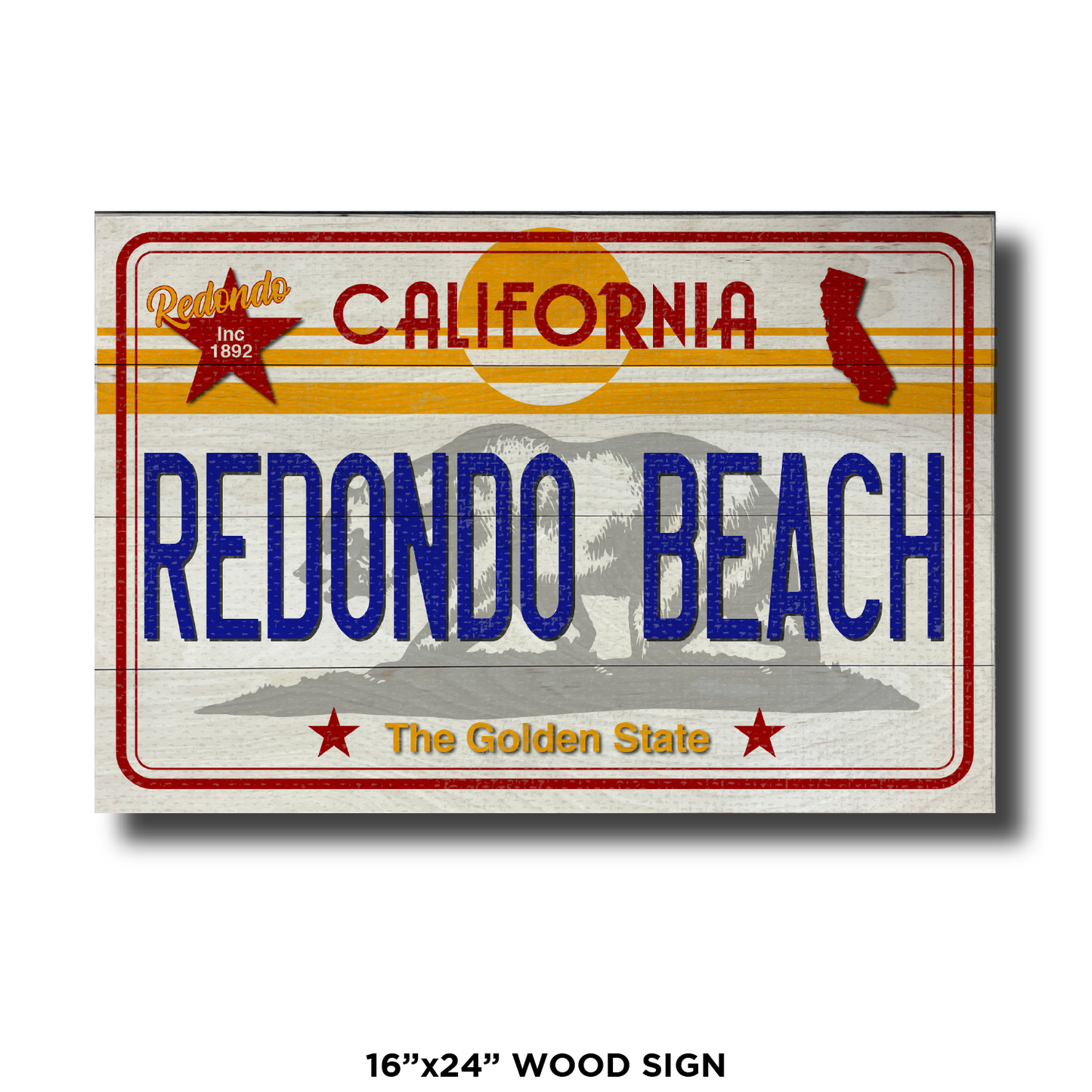 CA License Plate Redondo Beach