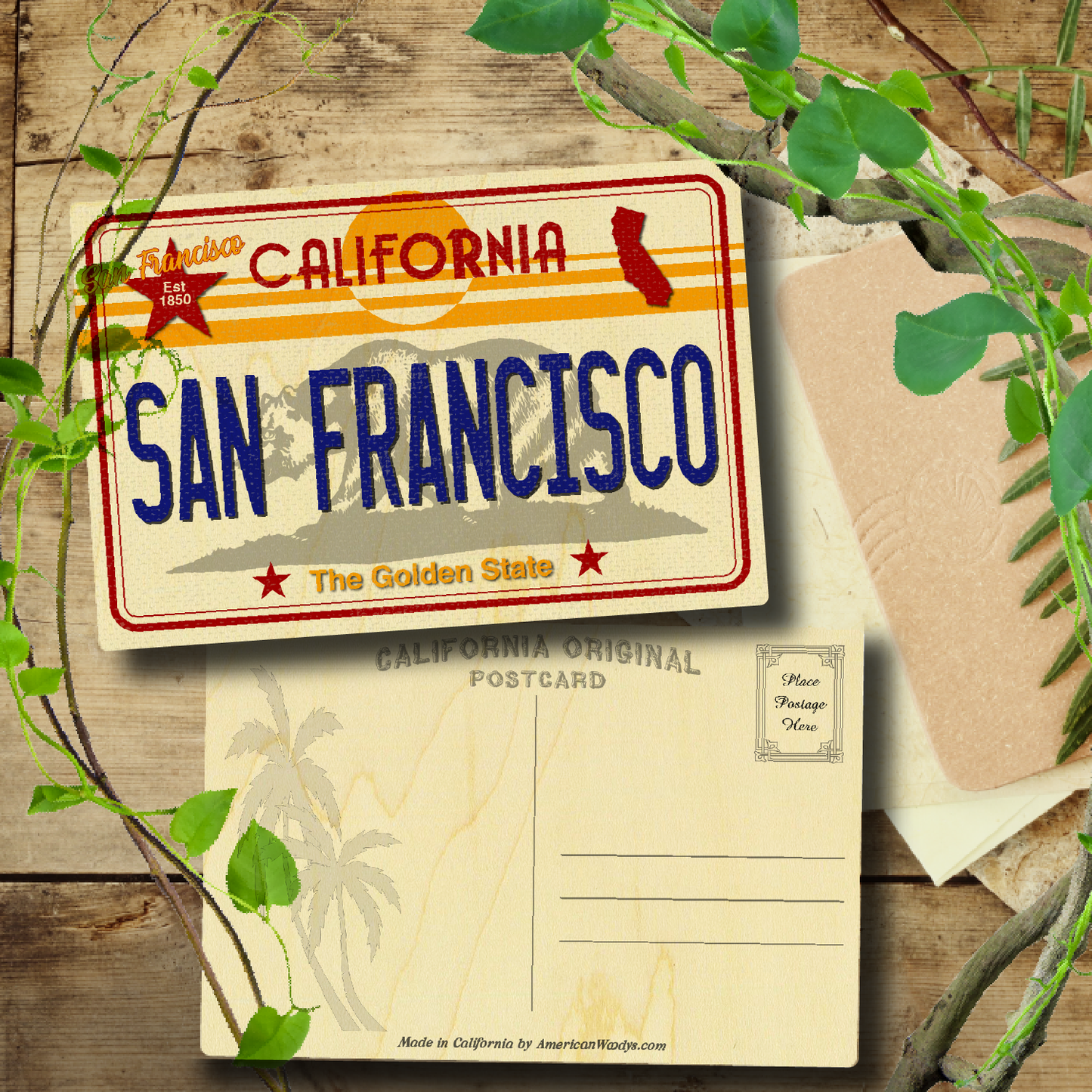 CA License Plate San Francisco