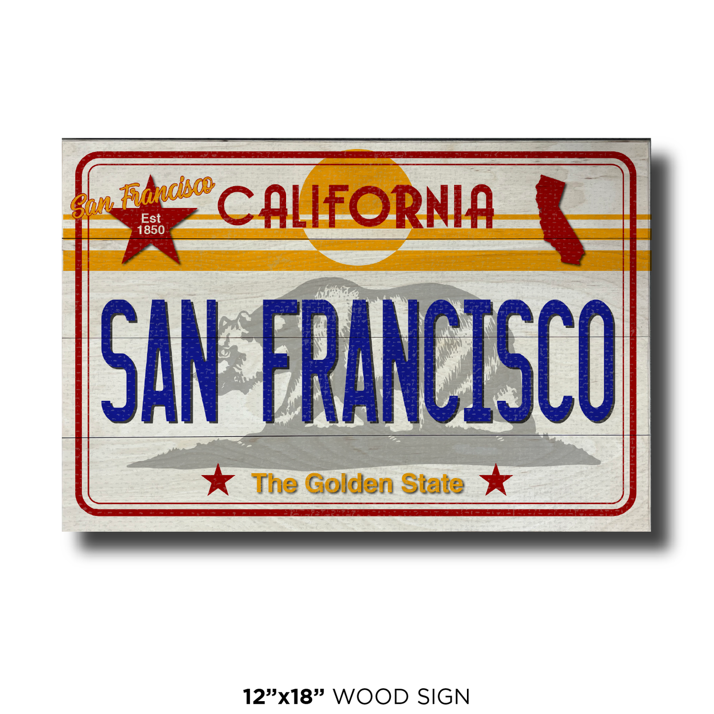CA License Plate San Francisco