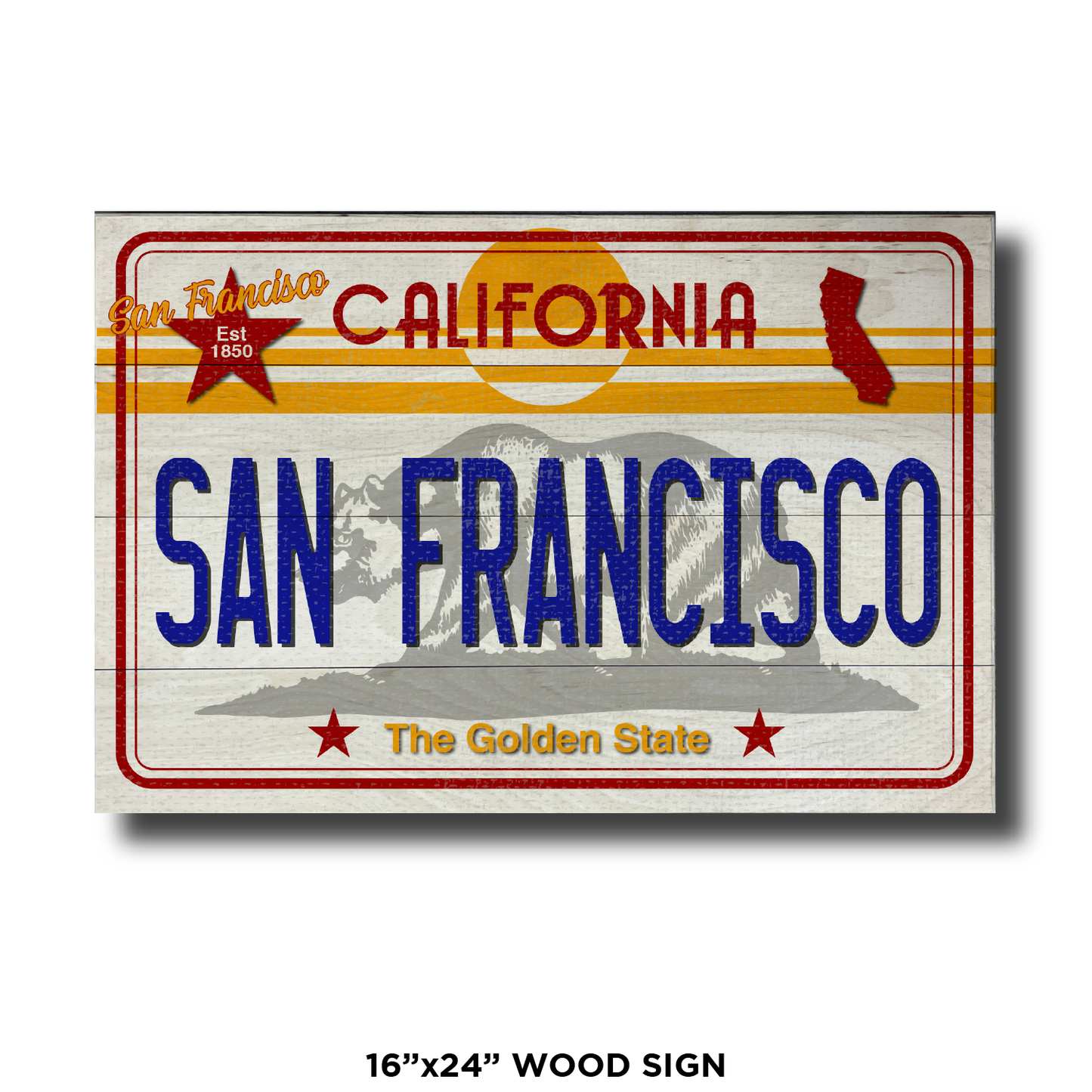 CA License Plate San Francisco