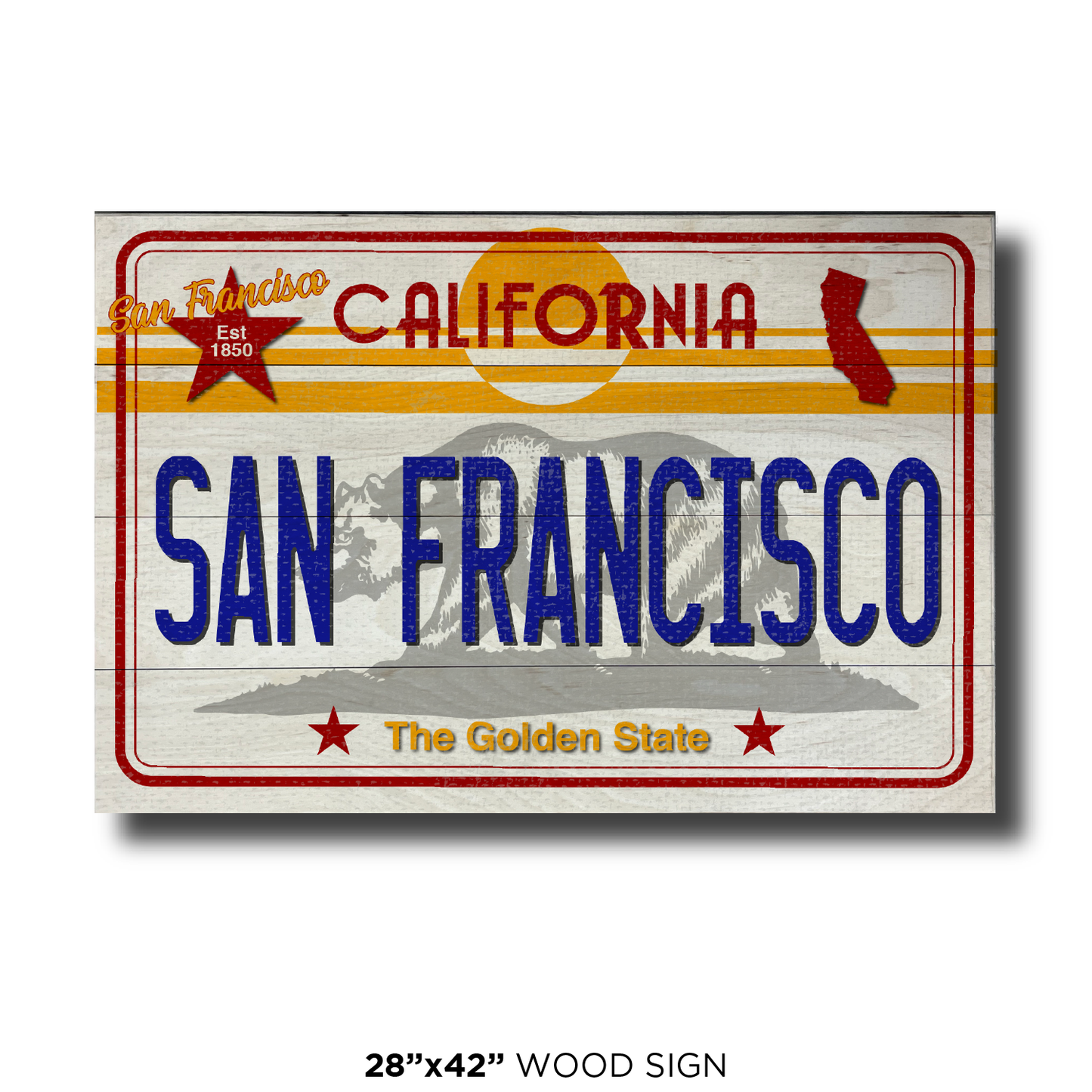 CA License Plate San Francisco
