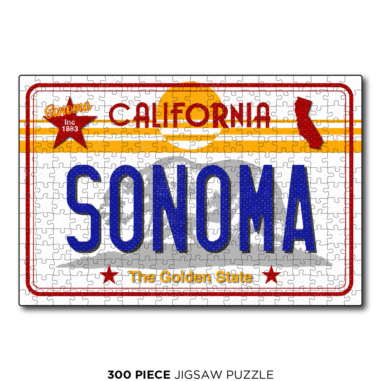 CA License Plate Sonoma