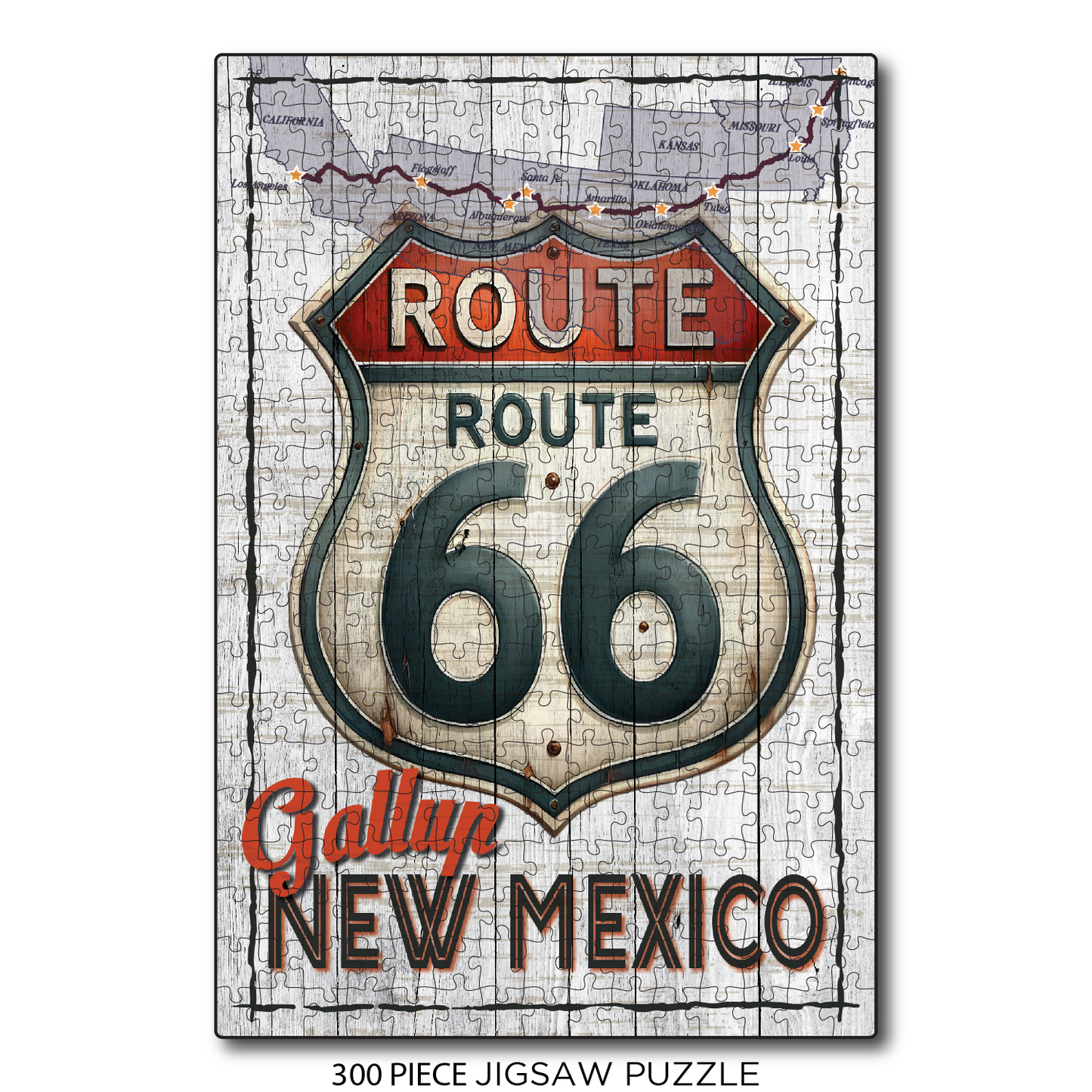 Route 66 Gallup Sign Map