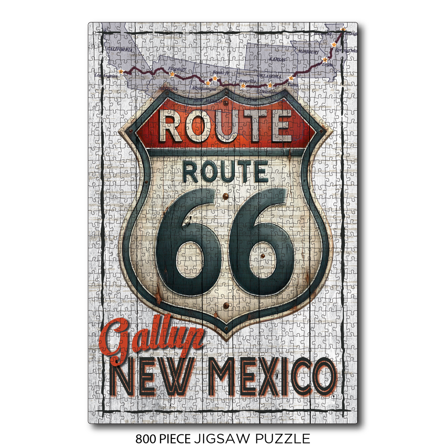 Route 66 Gallup Sign Map