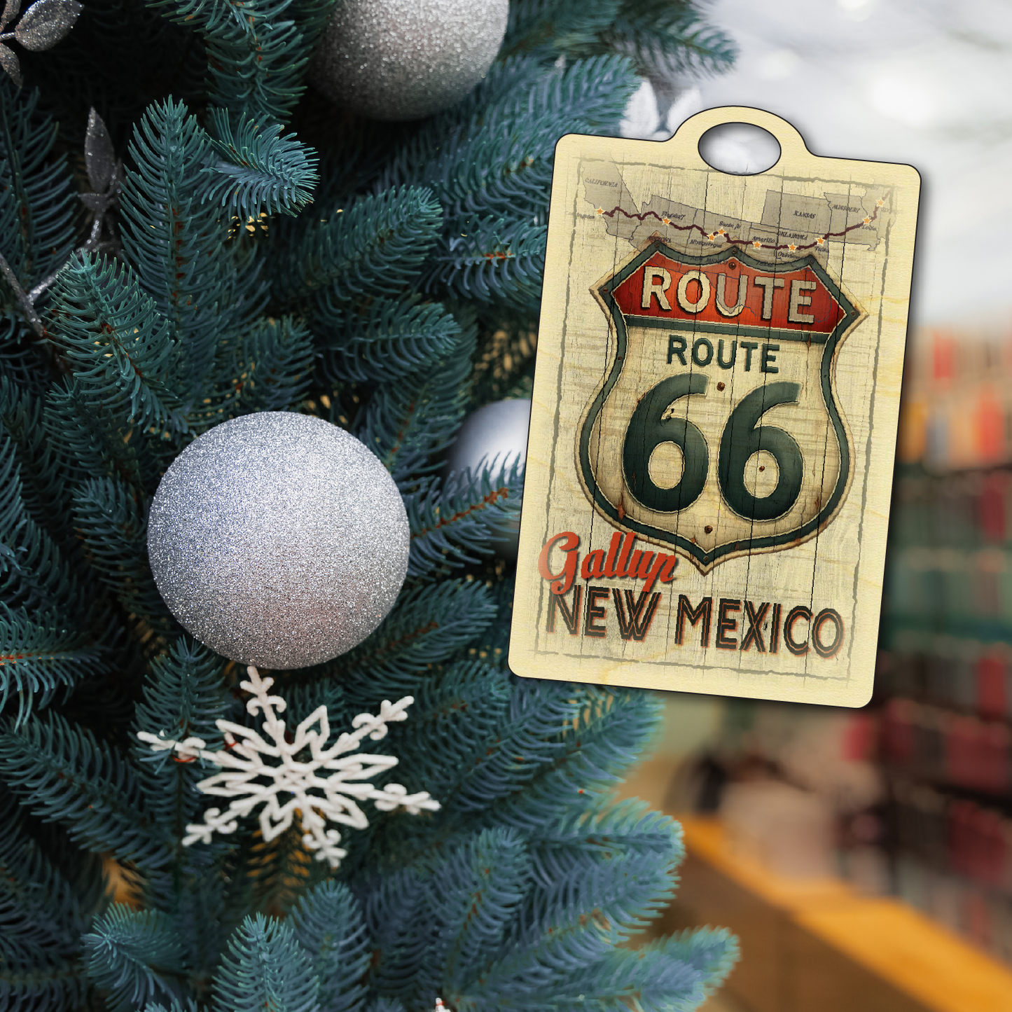 Route 66 Gallup Sign Map