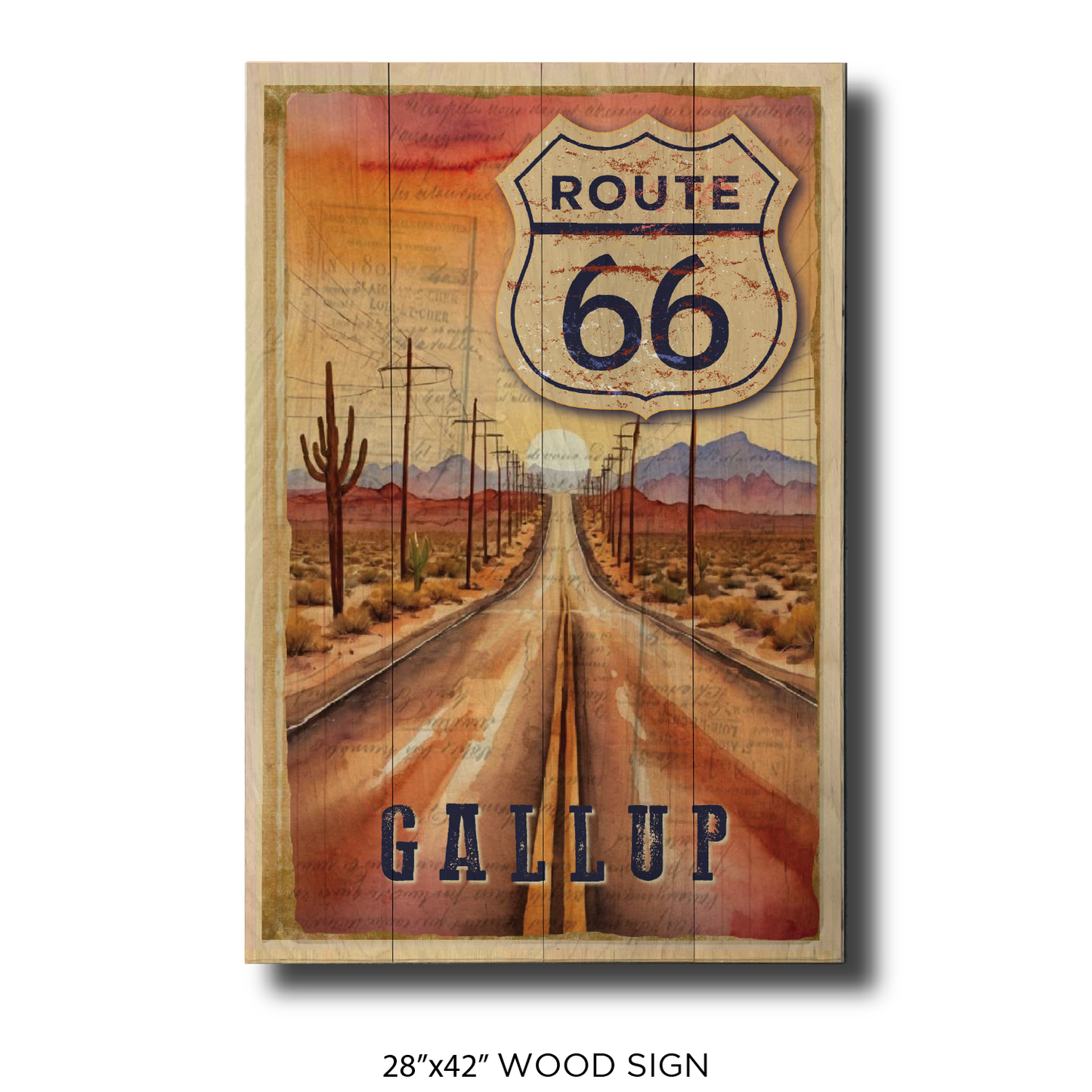 Route 66 Gallup Sunset