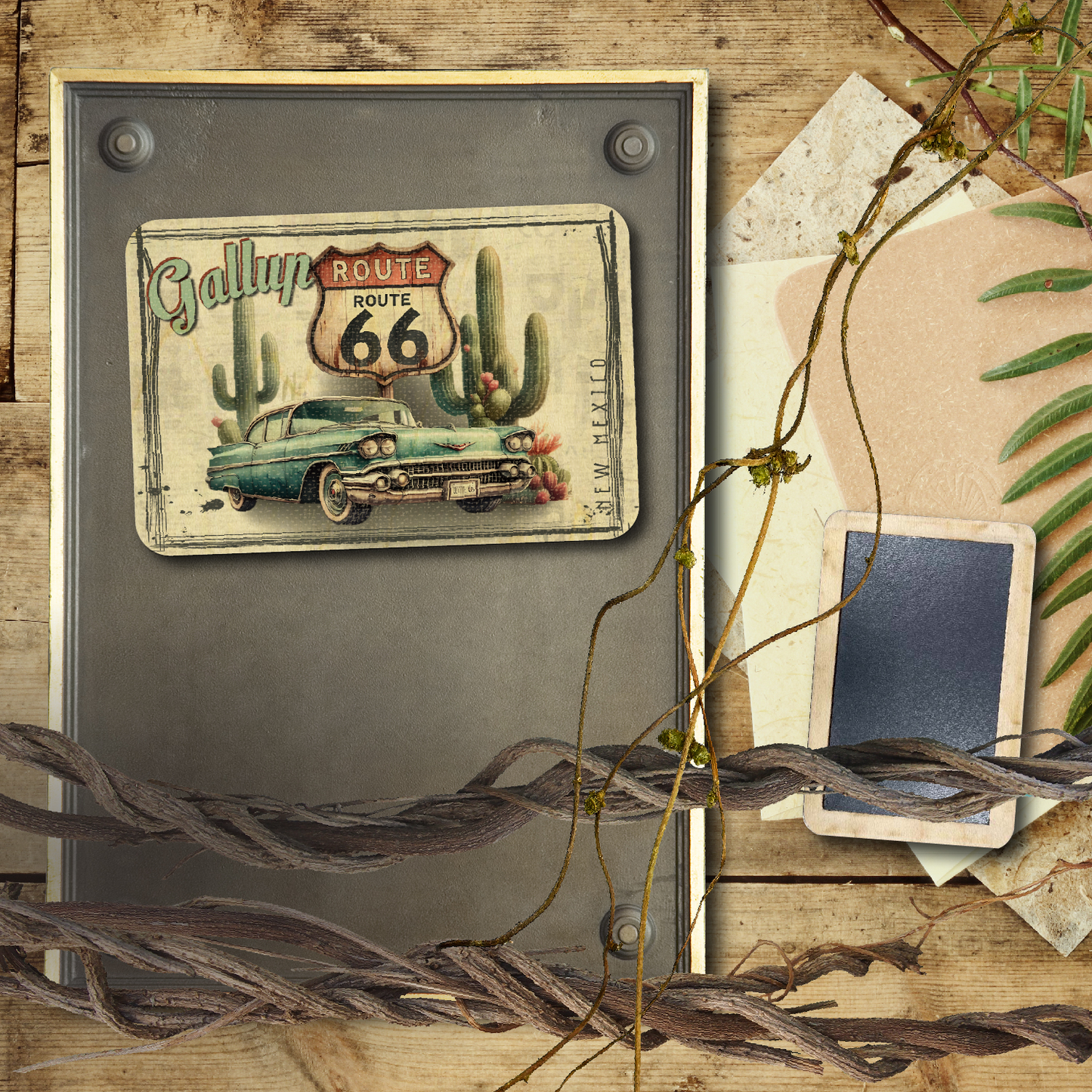 Route 66 Gallup Weathered