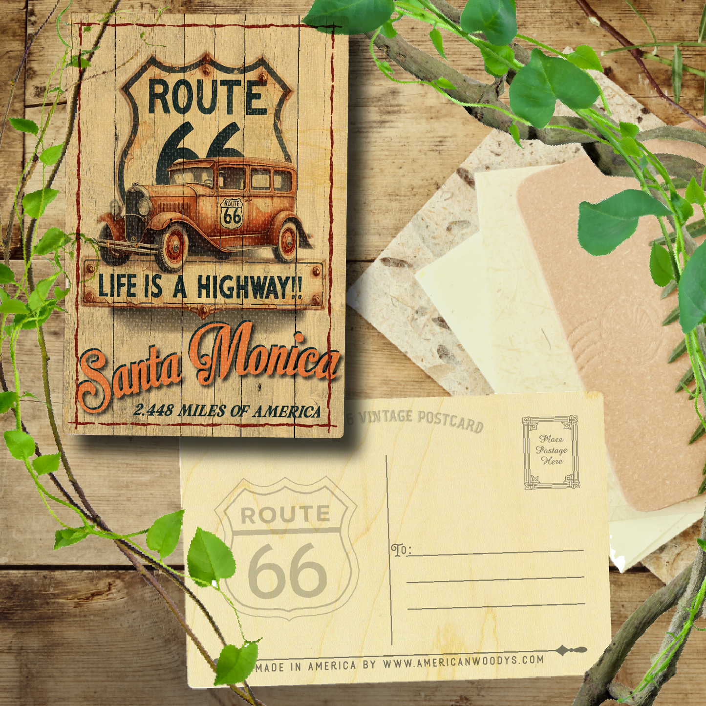 Route 66 Life is a Highway Santa Monica