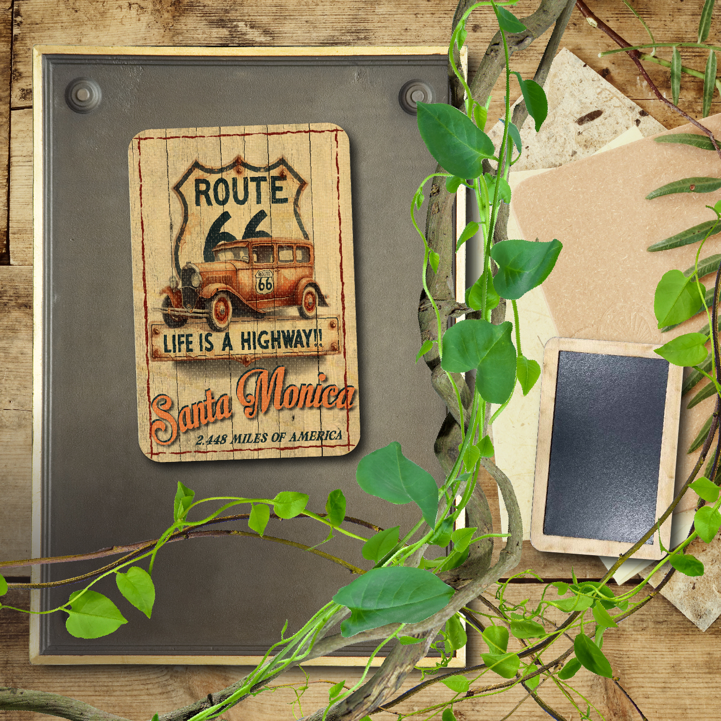 Route 66 Life is a Highway Santa Monica