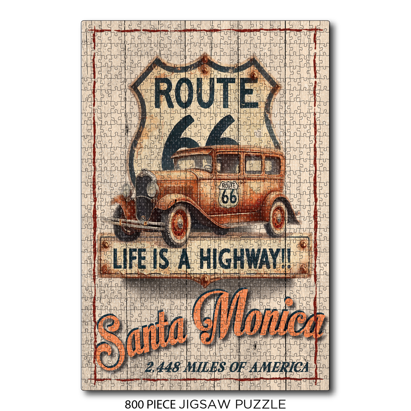 Route 66 Life is a Highway Santa Monica