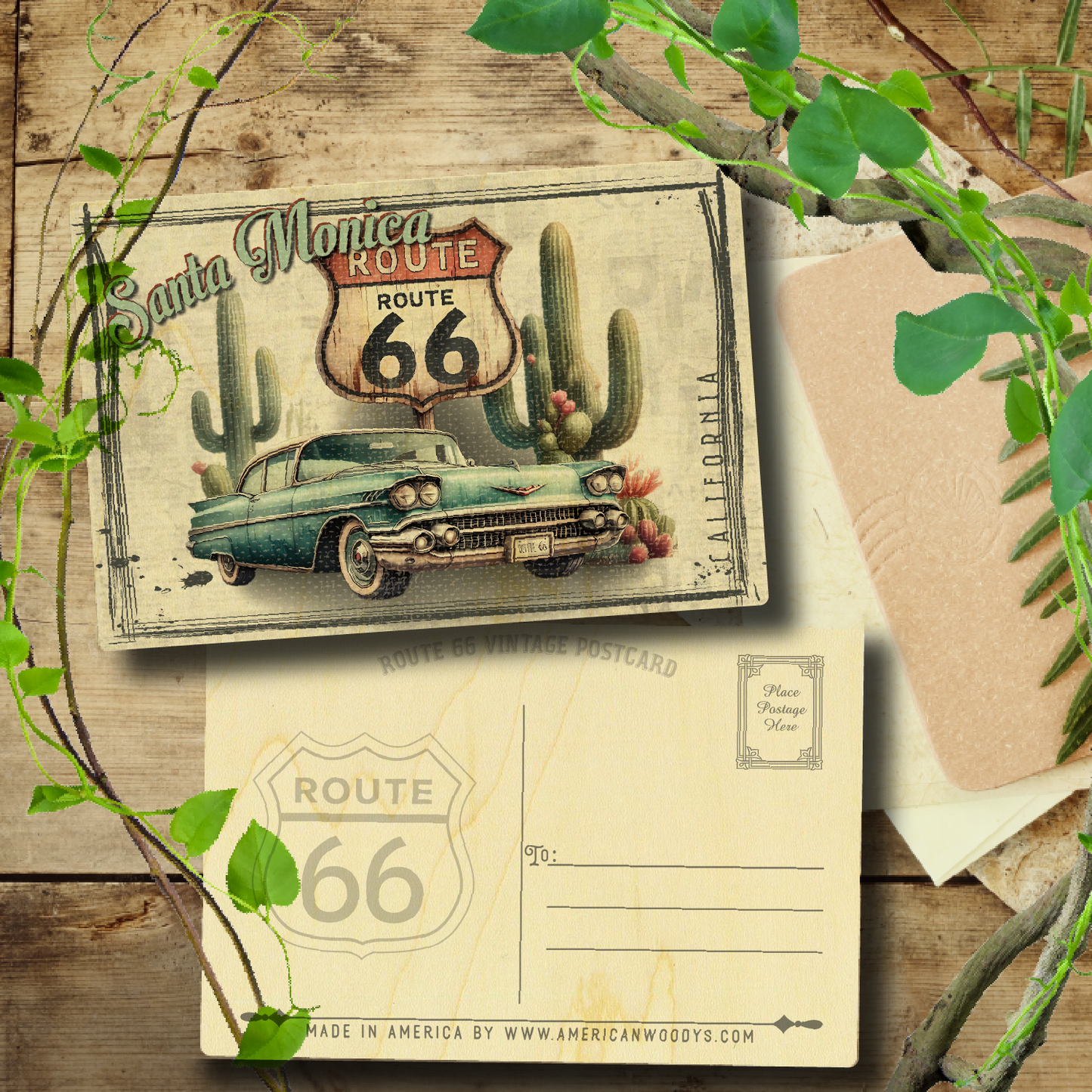 Route 66 Santa Monica Weatered