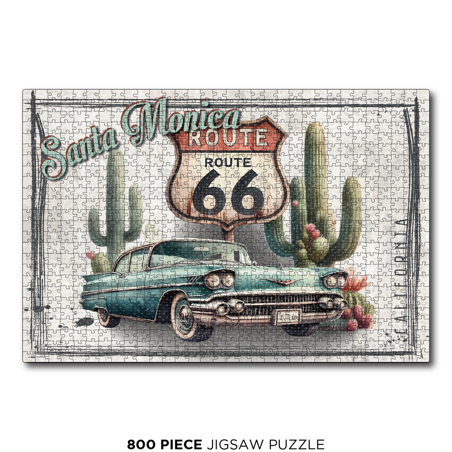 Route 66 Santa Monica Weatered