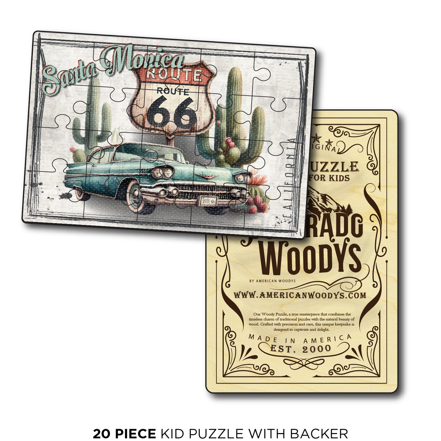 Route 66 Santa Monica Weatered