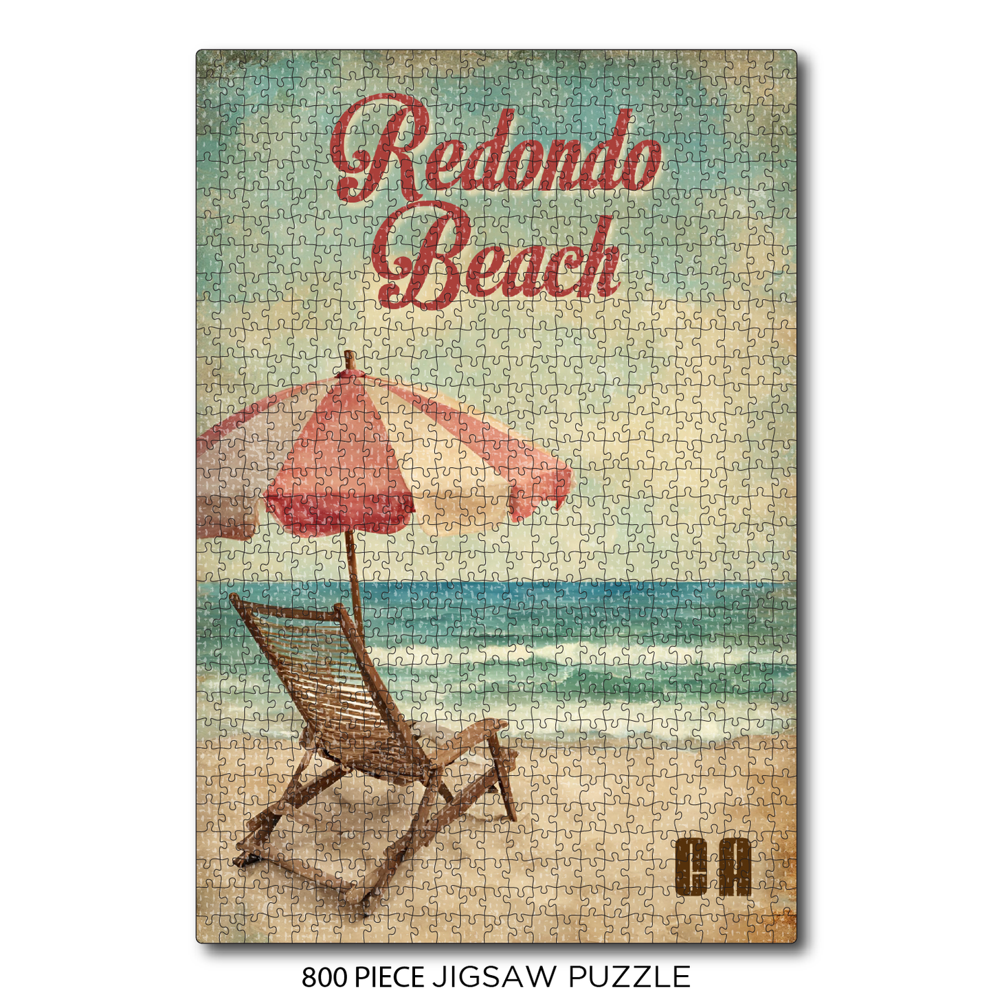 Vintage Chair and Umbrella Redondo Beach