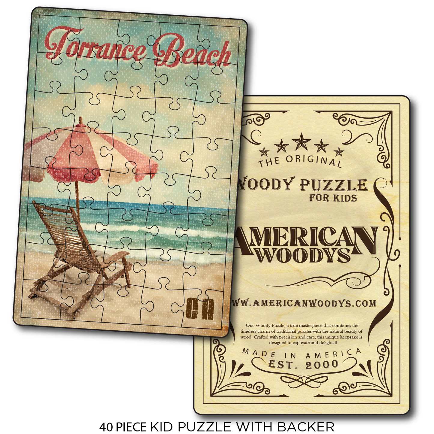 Vintage Chair and Umbrella Torrance Beach
