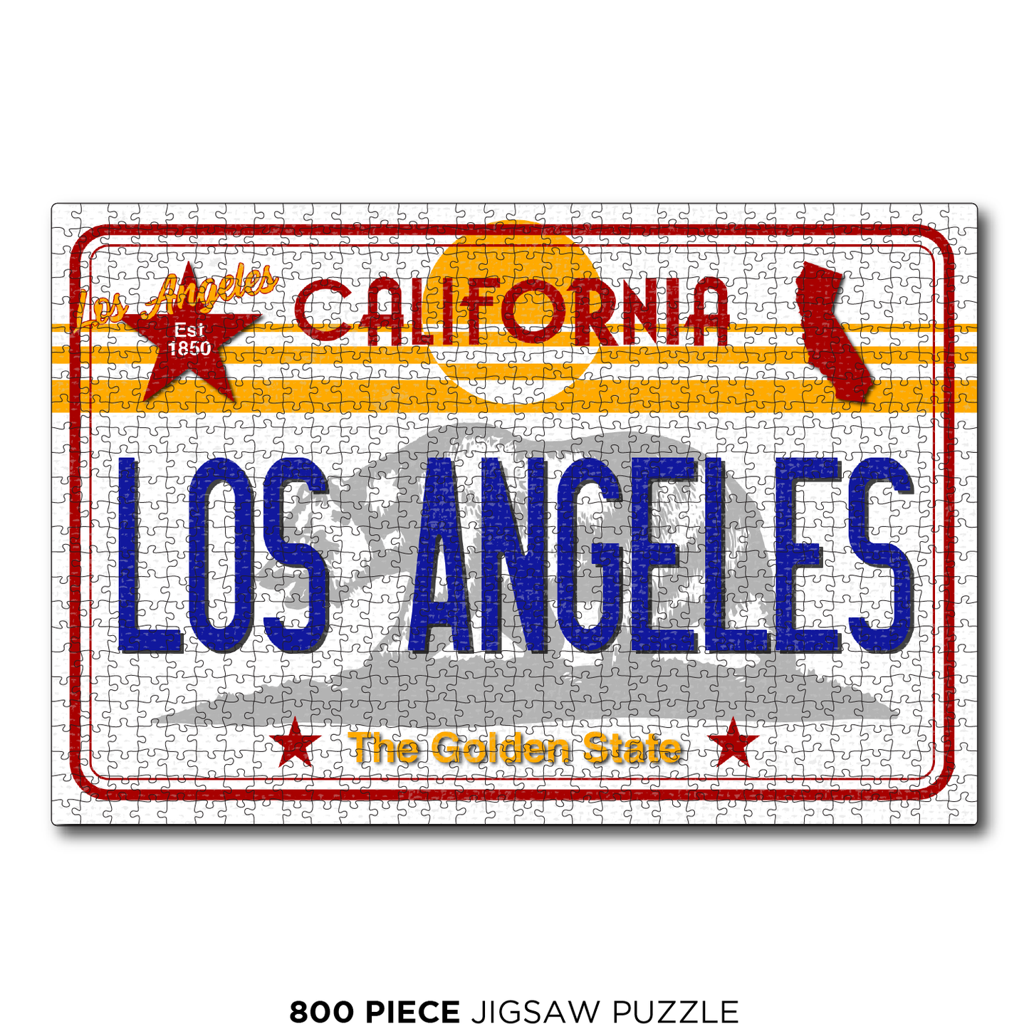 CA License Plate Los Angeles
