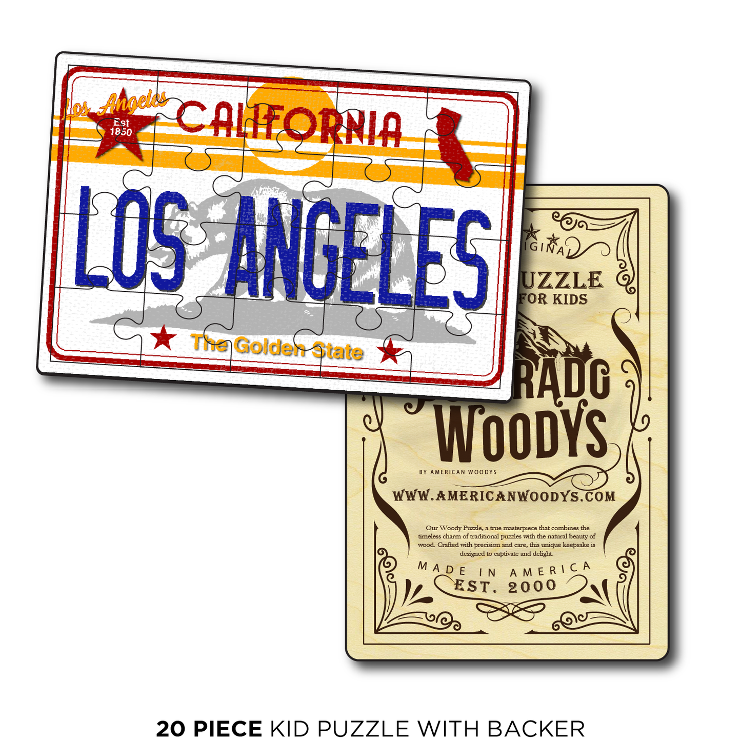 CA License Plate Los Angeles