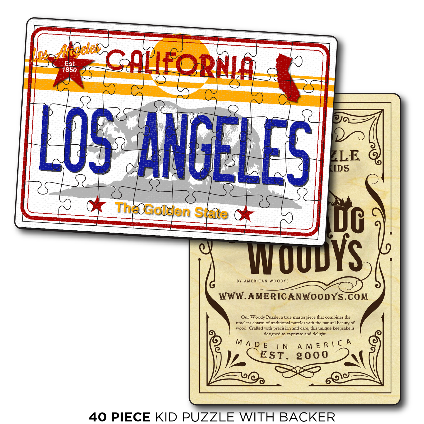 CA License Plate Los Angeles