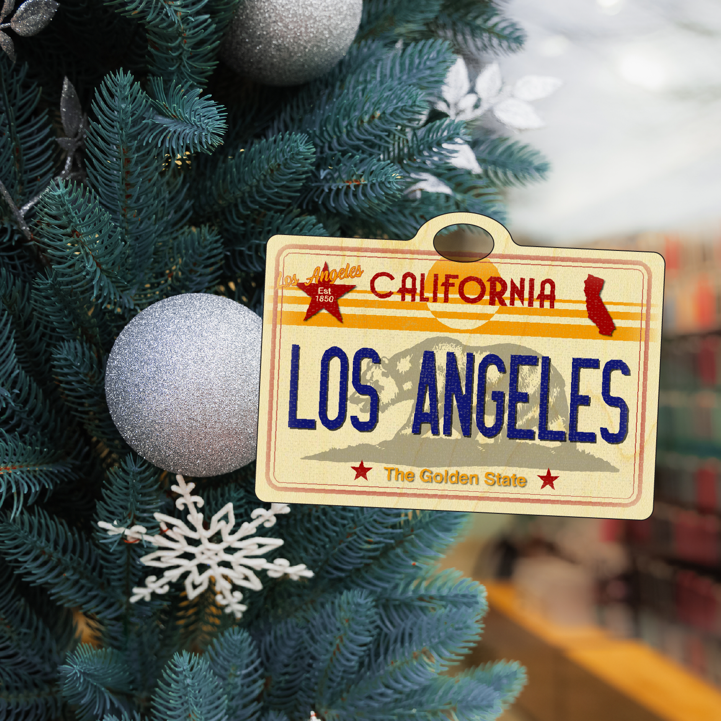 CA License Plate Los Angeles