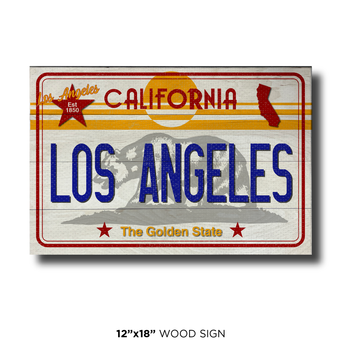 CA License Plate Los Angeles
