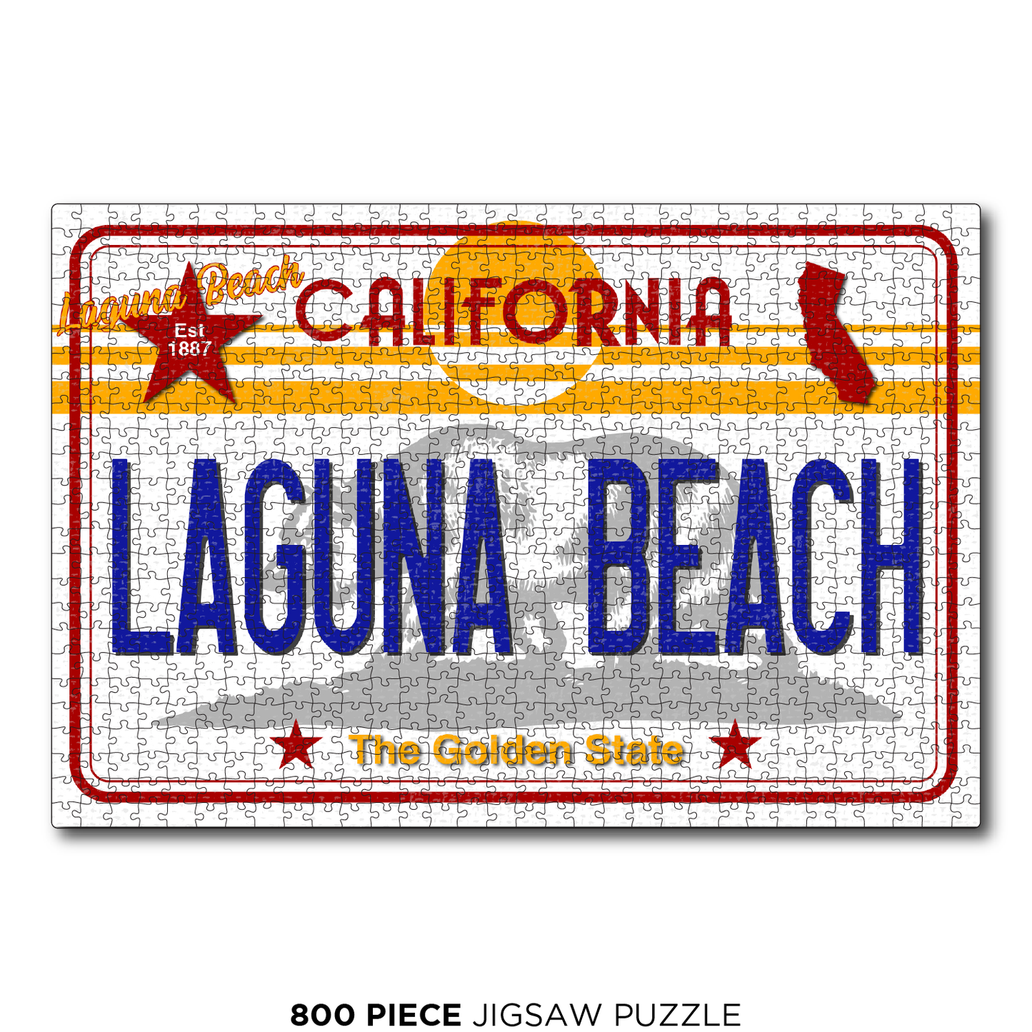 CA License Plate Laguna Beach