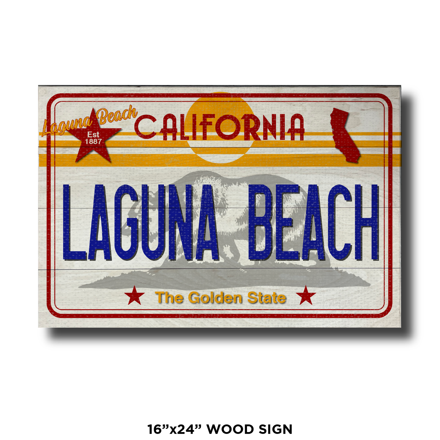 CA License Plate Laguna Beach