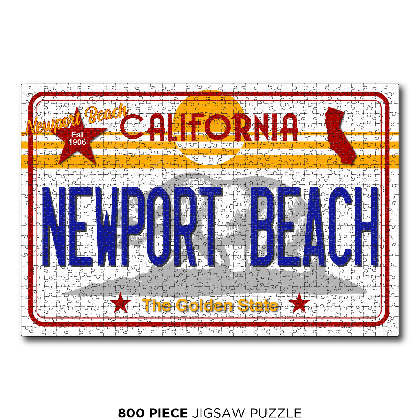CA License Plate Newport Beach