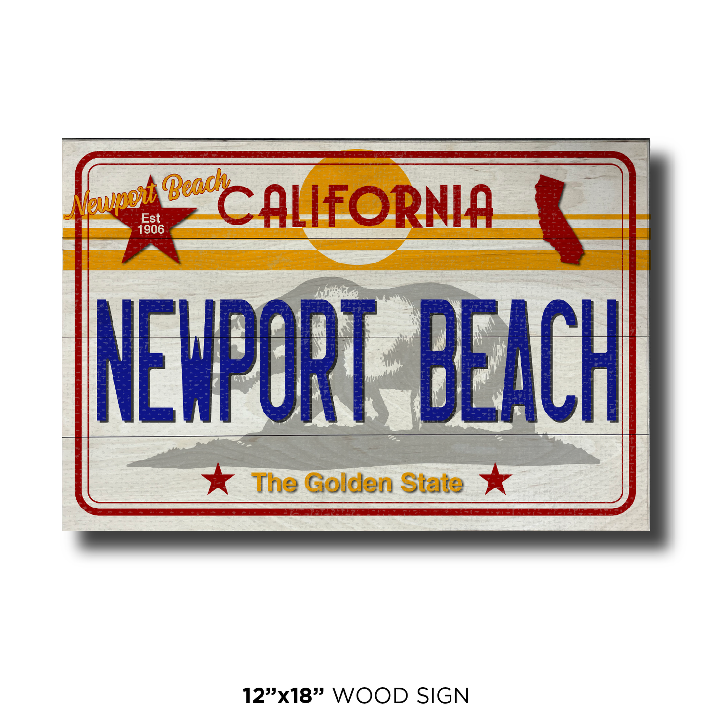 CA License Plate Newport Beach