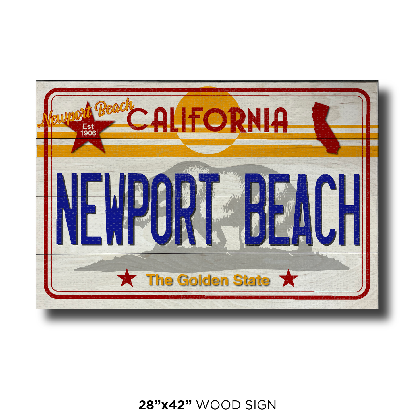 CA License Plate Newport Beach