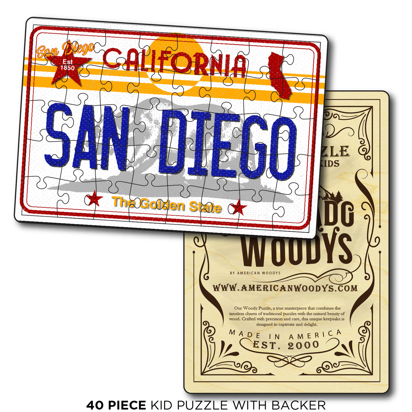 CA License Plate San Diego